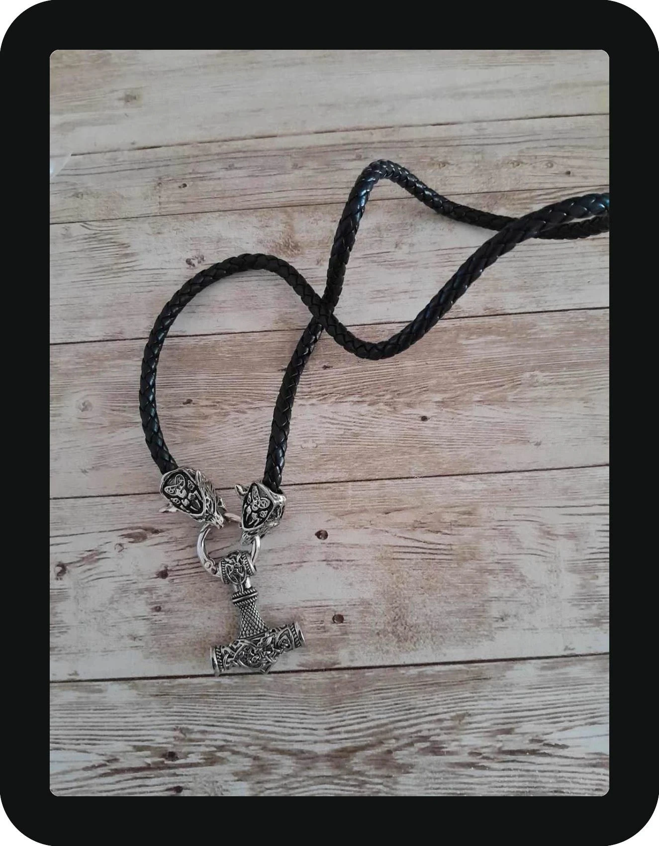Colar de couro para Homem, viking e mitológico Nº01 – photo 6
